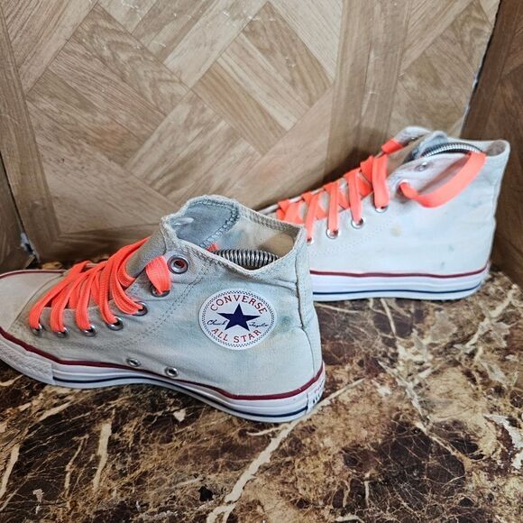 Converse women's All Star hi-top fashion dirty look size 7.     206 - Picture 4 of 12